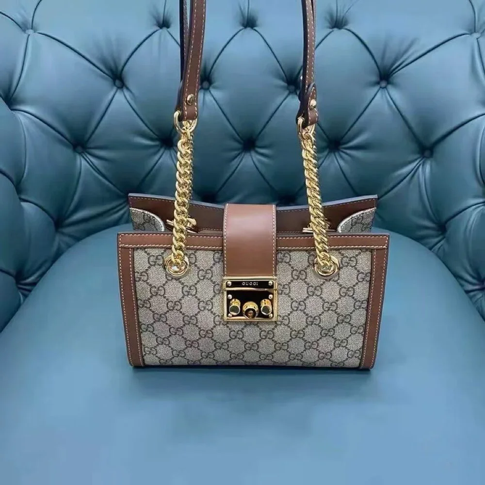 Authentic Gucci with Chain,Shoulder Bag, new include copy of the receipt, small - Picture 6 of 9
